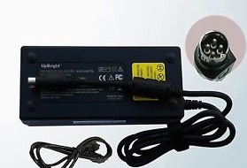 NEW Philips Magnavox HD Ready LCD TV DVD Power Supply 4-Pin 24V DC 6A AC Adapter